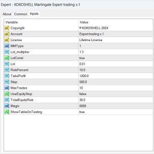 KOKOSHELL Expert trading v.1 (003)