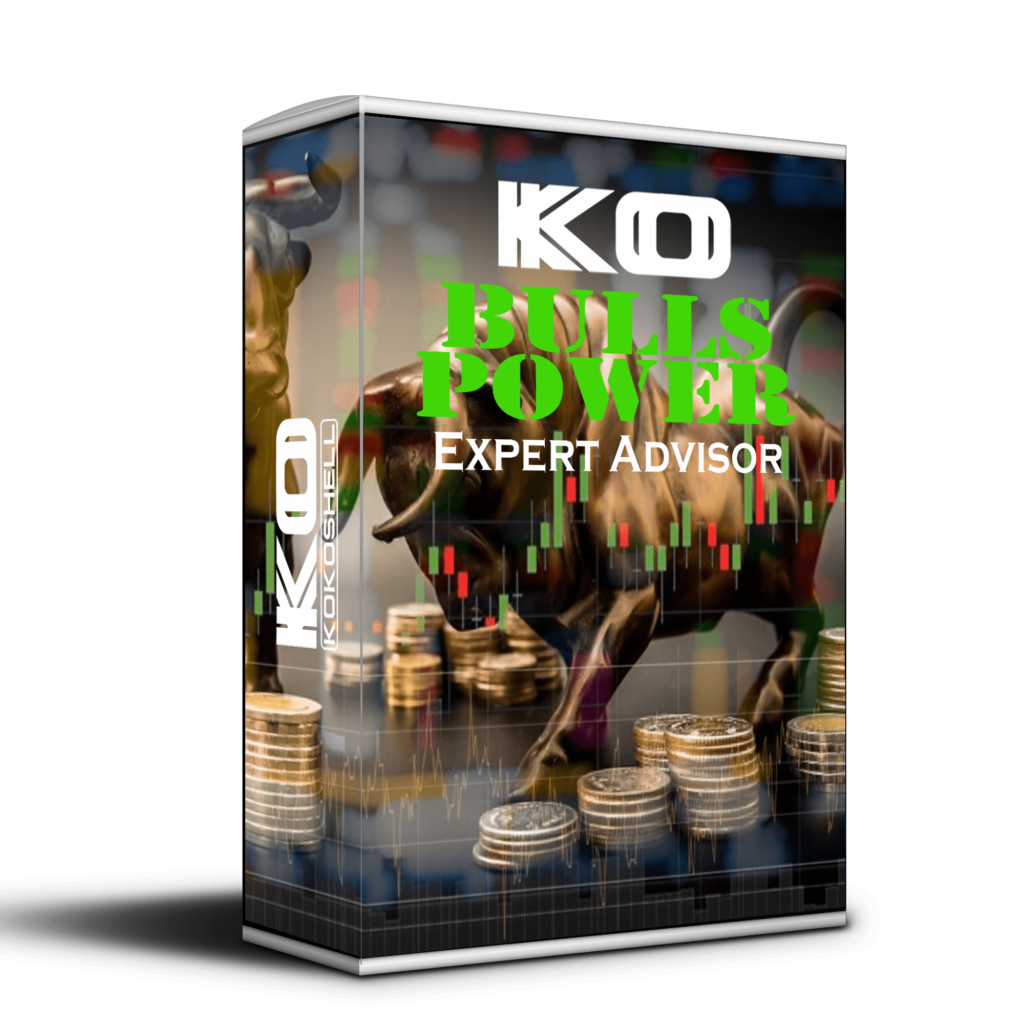 KOKOSHELL Bulls Power EA, Bulls Power Metatrader 4 Expert Advisor, Bulls Power MT4 EA, Simple Trading Bots for MT4 (Metatrader 4)